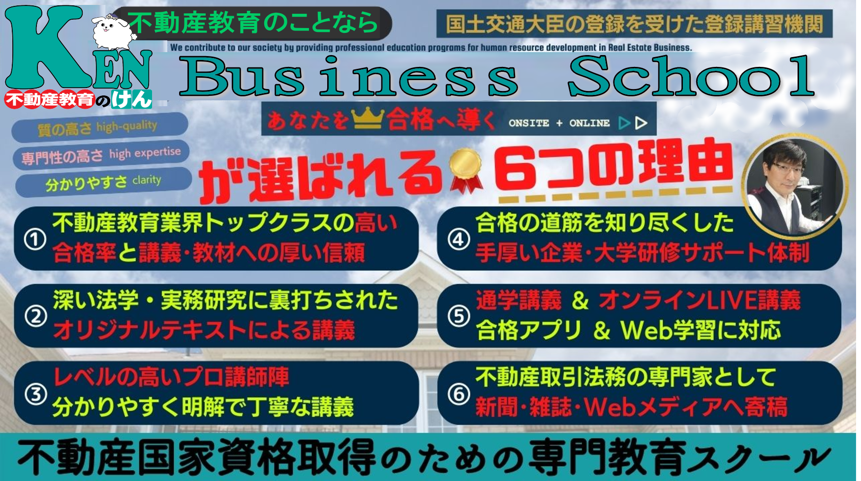 不動産国家資格専門のKenビジネススクールが選ばれる理由